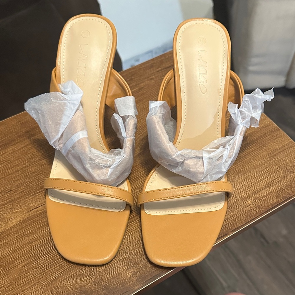 Elegant Tan Heels